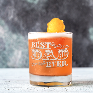 Best Dad Ever Classic on 10.25oz Old Fashioned Glass
