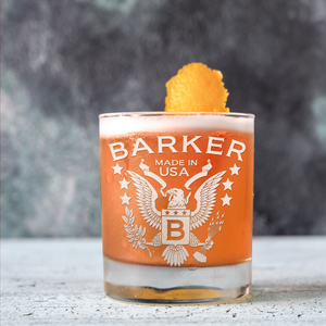 Personalized Made in USA on 10.25oz Whiskey Glass
