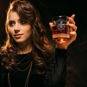 Personalized Yacht Club on 10.25oz Whiskey Glass