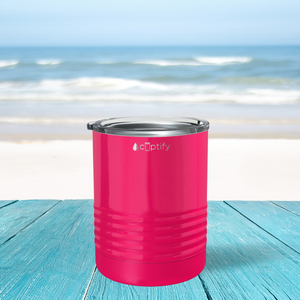 Pink Bright Gloss 10oz Lowball Tumbler