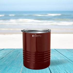 Maroon Gloss 10oz Lowball Tumbler