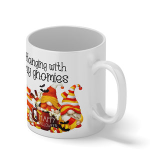 Hanging with my Gnomies 11oz White Halloween Coffee Mug