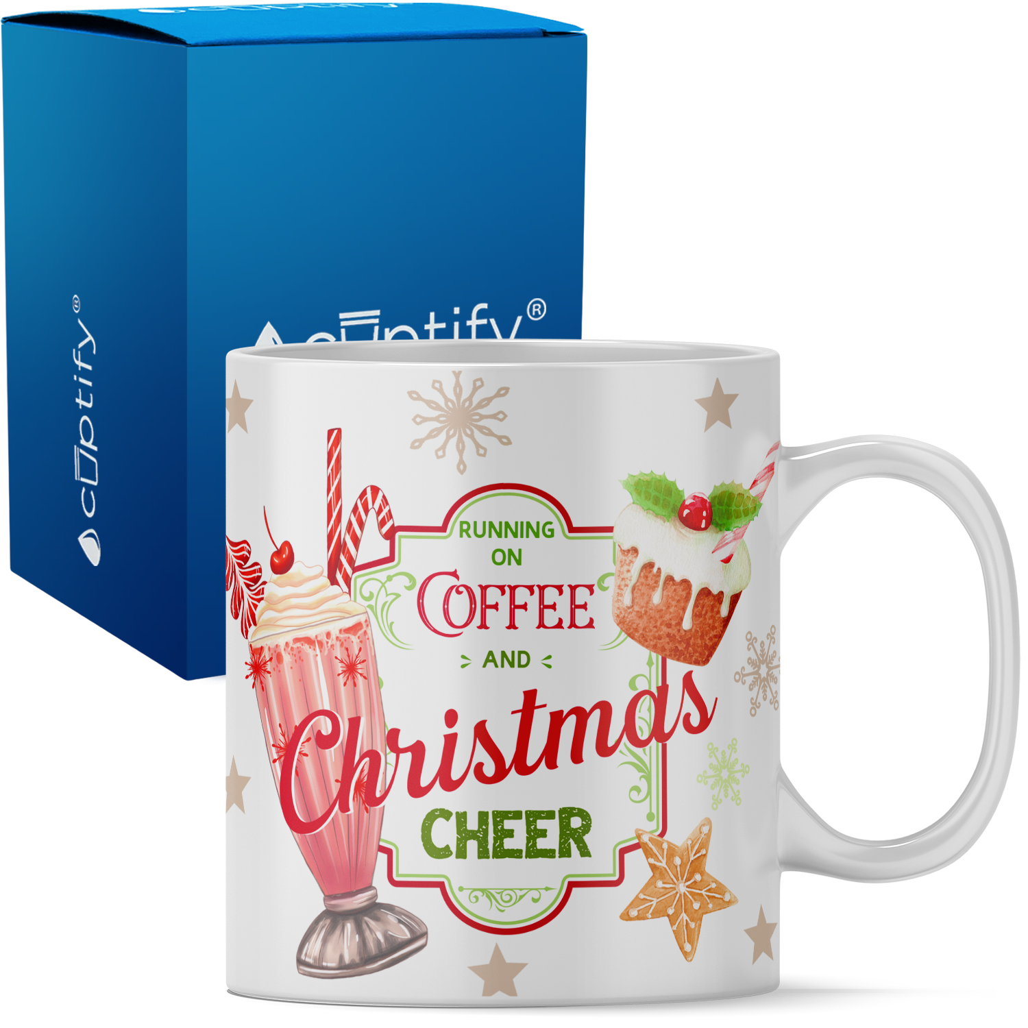 Coffee and Christmas Cheer 11oz Christmas Coffee Mug