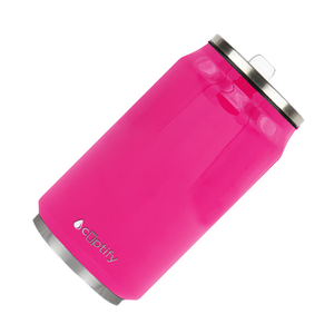 Hot Pink Gloss 12oz Cola Can Bottle