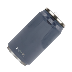 Periwinkle Gray Gloss 12oz Cola Can Bottle