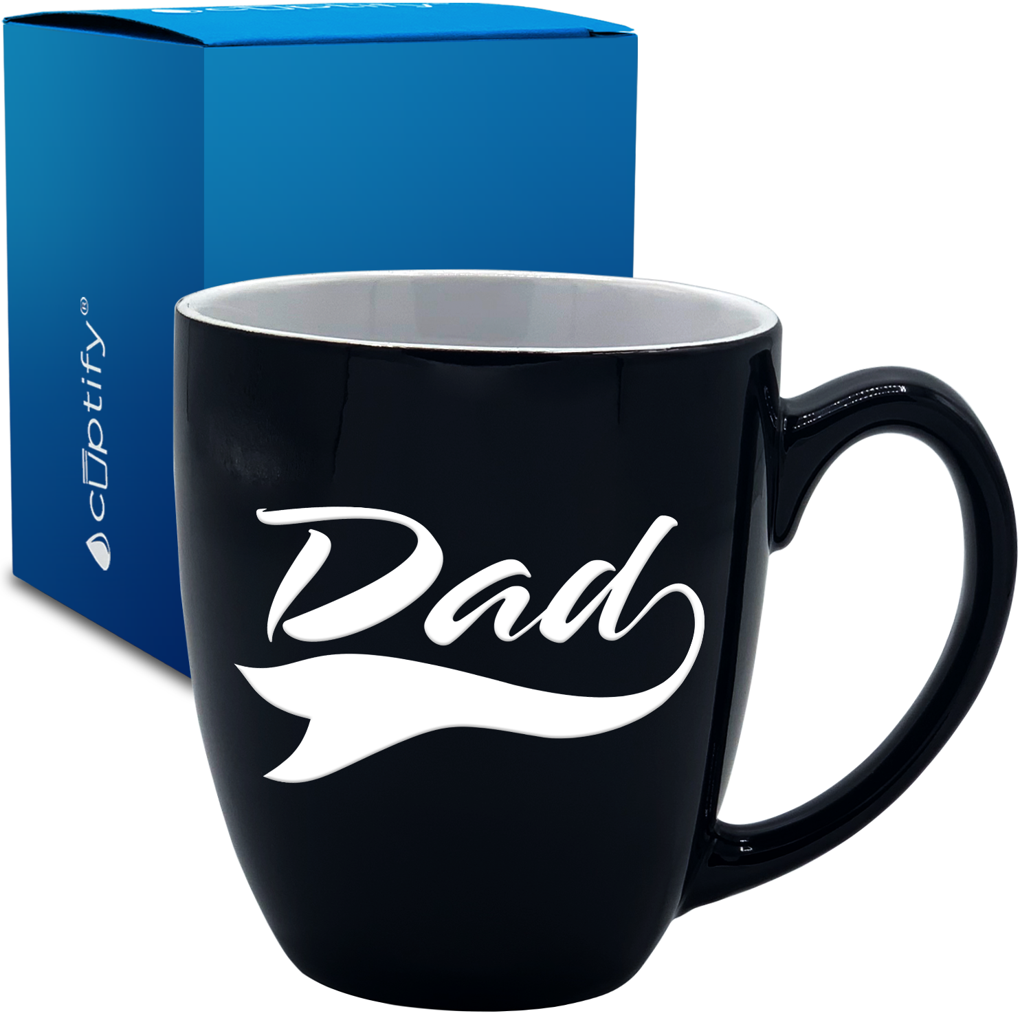 Dad 16oz Personalized Bistro Coffee Mug
