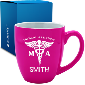 MA Medical Assistant 16oz Personalized Bistro Coffee Mug