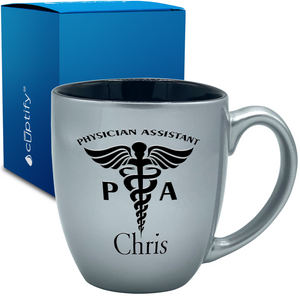 PA Physician Assistant 16oz Personalized Bistro Coffee Mug