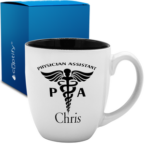 PA Physician Assistant 16oz Personalized Bistro Coffee Mug