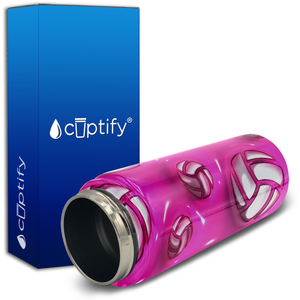 Personalized Bubble Volleyball with Name 18oz Kids Water Bottle