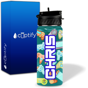 Controllers 18oz Personalized Kids Water Bottle