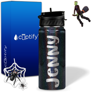 Personalized Spooky on 18oz Halloween Water Bottle
