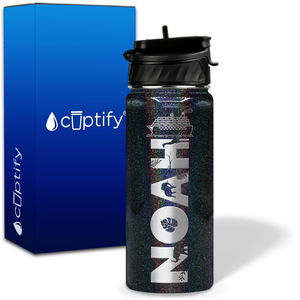 Personalized Ship with Name and Icon on 18oz Wide Mouth Kids Water Bottle