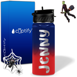Personalized Spooky on 18oz Halloween Water Bottle