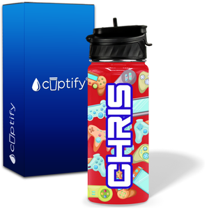 Controllers 18oz Personalized Kids Water Bottle