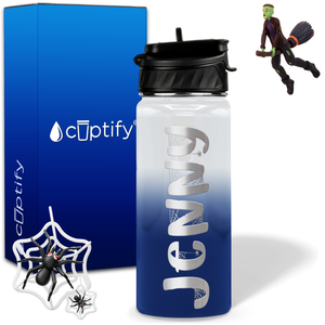Personalized Spooky on 18oz Halloween Water Bottle