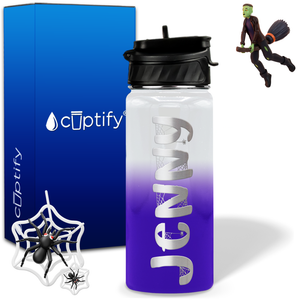 Personalized Spooky on 18oz Halloween Water Bottle