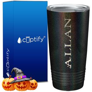 Personalized Eerie Halloween Font on 20oz Tumbler
