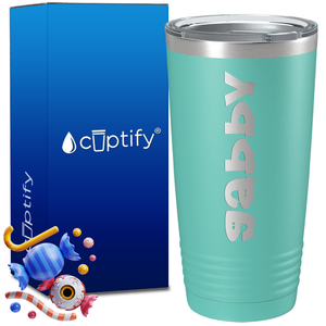 Personalized Haunted Halloween Font on 20oz Tumbler