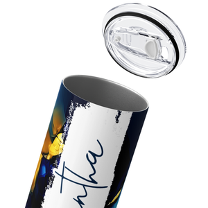 Personalized Midnight Cascade 20oz Skinny Tumbler