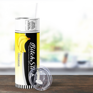 Bitch Stick Lemon Lip Balm 20oz Skinny Funny Tumbler