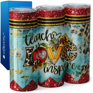 Teach Love Inspire 20oz Skinny Tumbler