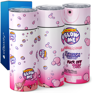 Blow Me Bubble Gum Spray 20oz Skinny Tumbler