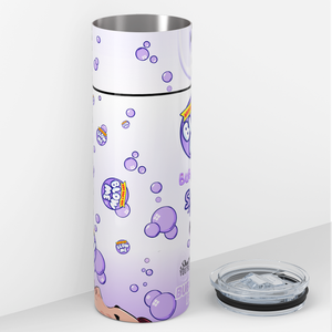 Blow Me Grape Gum Spray 20oz Skinny Tumbler