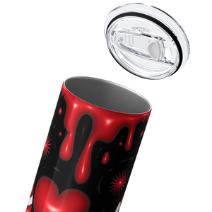 Red Heart Gnomes 20oz Skinny Tumbler
