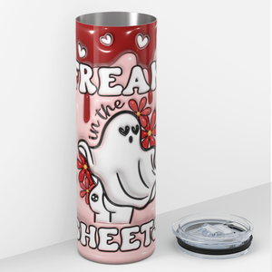 Freak in the Sheets Ghost Inflated Balloon 20oz Skinny Tumbler