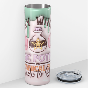 Spooky Witch Co Inflated Balloon 20oz Skinny Tumbler