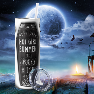 Move Over Hot Girl Summer Inflated Balloon 20oz Skinny Tumbler