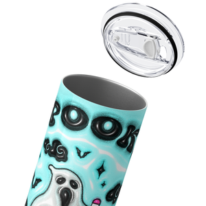 Spooky Teacher Inflated Balloon 20oz Skinny Tumbler