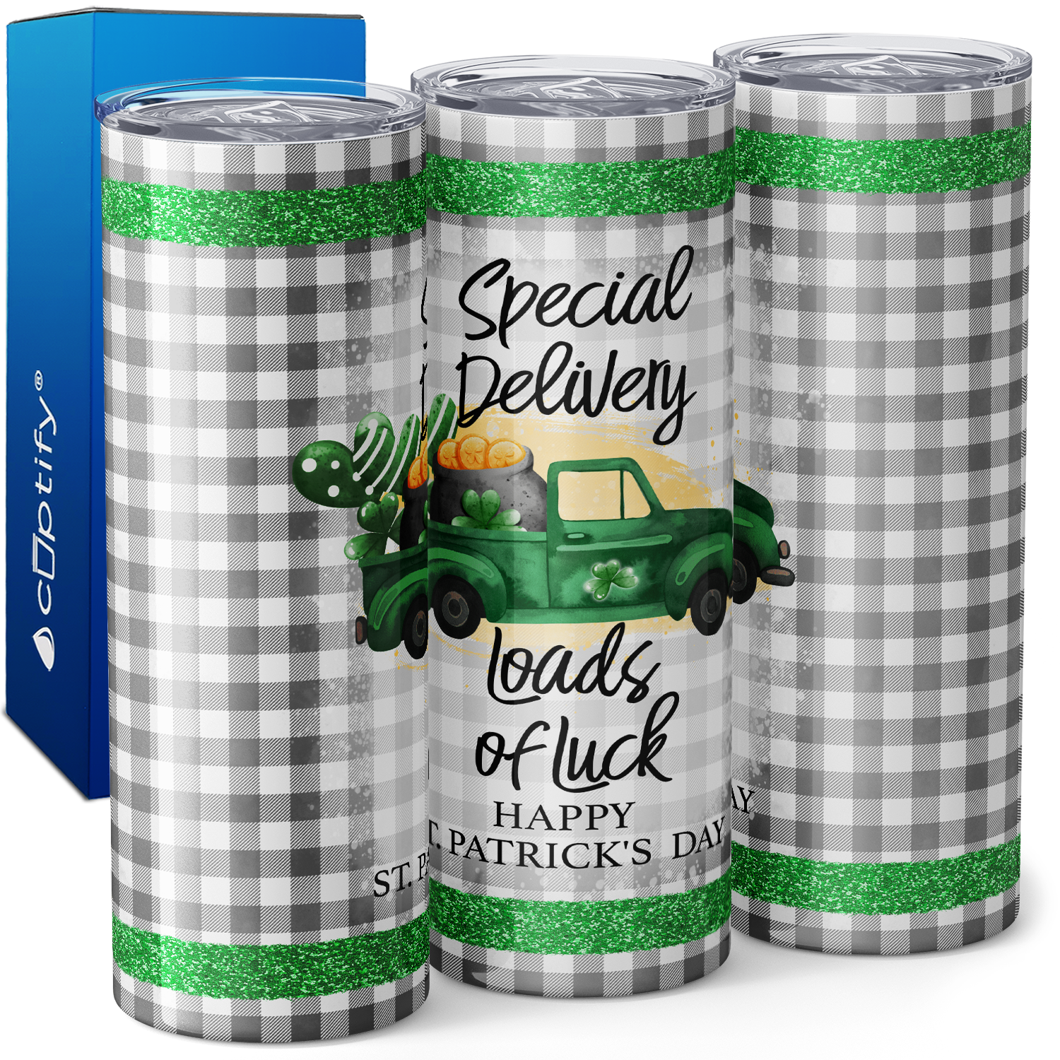 Special Delivery Loads of Luck St. Patrick's 20oz Skinny Tumbler
