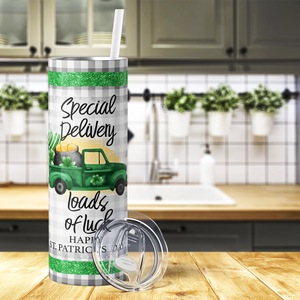 Special Delivery Loads of Luck St. Patrick's 20oz Skinny Tumbler