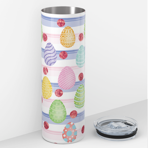 Patterned Easter Eggs 20oz Skinny Tumbler