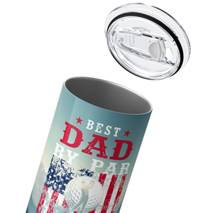Best Dad by Par 20oz Skinny Tumbler