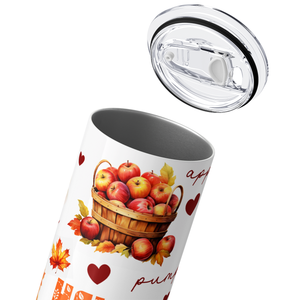Hello Fall with Fall Favorites 20oz Skinny Tumbler