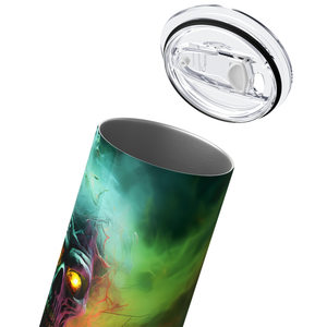 Smoking Zombie 20oz Skinny Tumbler