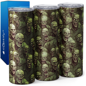 Zombie Horde 20oz Skinny Tumbler