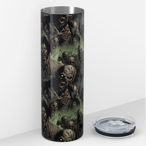 Zombies Green Smoke 20oz Skinny Tumbler