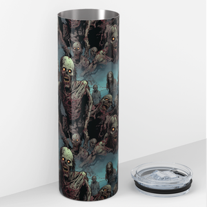 Zombies Blue Smoke 20oz Skinny Tumbler