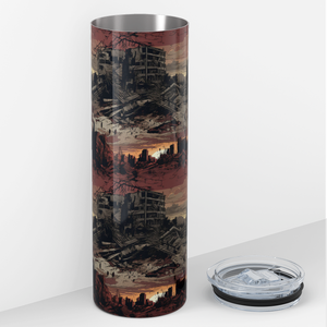 Zombie Torn City 20oz Skinny Tumbler