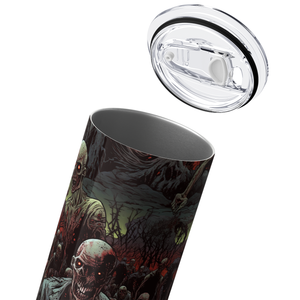 Zombie Apocalypse 20oz Skinny Tumbler