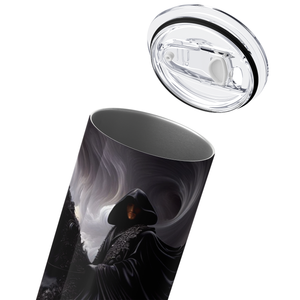 Dark Horse of Death in the Moon Light 20oz Skinny Tumbler