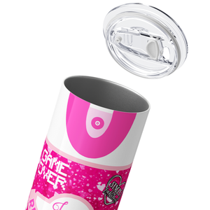 Love Repellent Spray Hot Pink 20oz Skinny Tumbler