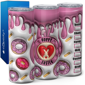 Hoppy Easter Coffee Cup 20oz Skinny Tumbler