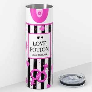 No 9 Love Potion L'Eau D'Amour 20oz Skinny Tumbler