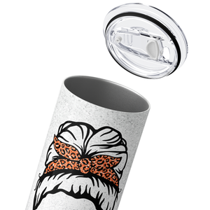 AuntLife Leopard Print 20oz Skinny Tumbler