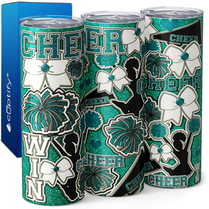 Cheerleader Cheering 20oz Skinny Tumbler